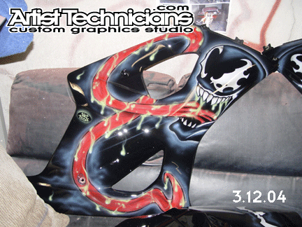 venom motorcycle toy